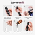 thumbnail image 4 of Lisapack 8ML Atomizer Perfume Spray Bottle for Travel, Empty Refillable Cologne Dispenser, Portable Sprayer (Matte Black), 4 of 9