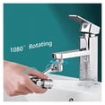 thumbnail image 4 of 1080 Degree Universal Extension Faucet Washbasin Tap Splash Aerator Splash Filter Faucet Faucet Adaptor Rotary Robot Arm ,Filter Impurities, 4 of 7