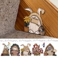 thumbnail image 2 of 2 piezas de mini decoraciones para el hogar, puerta de elfo de hadas de madera, puerta de cuento de hadas, decoración de puerta, adornos artesanales, A, 2 of 3