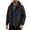 Black, variant on Sahpxhe Men's Hooded Softshell Jacket Waterproof Windbreaker Zip Up Warm Puffer Jackets Winter Travel Hiking Outerwear Purple S