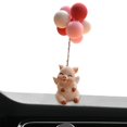 thumbnail image 1 of Erty Car Interior Ornament Animal Ornaments with Colorful Balloons Resin Animals Automotive Interior Supplies Decoration well-liked, 1 of 5