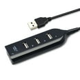 thumbnail image 3 of 4-Port USB Hub Adapter for Laptop Receiver Computer Accessories Black, 3 of 6