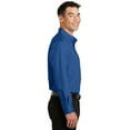 thumbnail image 3 of Port Authority Twill Shirt (S663) True Blue, 4XL, 3 of 6