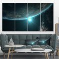 thumbnail image 1 of Sunrise in Earth from Space - Contemporary Landscape Canvas Art, 1 of 3