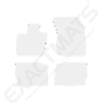 ExactMats - Premium Clear Overlay Floor Mats, Made In USA - Fits Ford Fusion 2017-2020 / 2 Front & 2 Rear Mats