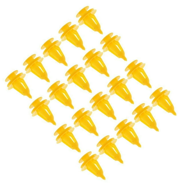 20pcs Door Panel Push Pin Clips 6507686-AA Fasteners Door Panel Clips 6507688-AA for Jeep Grand Cherokee Yellow