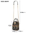 thumbnail image 2 of FORMRS Crossbody Bag for Women Quilted Travel Shoulder Cell Phone Purse with Chain Strap Handbag, Black Halloween Dancing Skeleton, 2 of 7