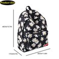 thumbnail image 2 of Daisy Backpack  Sunflower Print Schoolbag  Bookbag for Middle School, 2 of 5