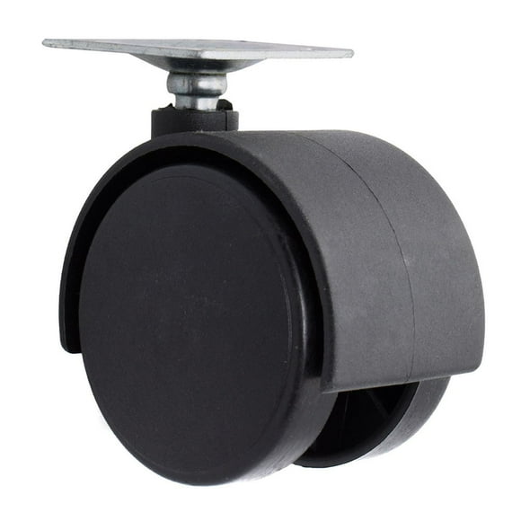 Rodaja Twin Handy Home Negro Con Placa 20 Kg