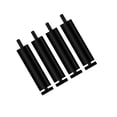 thumbnail image 3 of 4x Sofa Feet Metal Furniture Legs Rustproof Adjustable Height Support Leg for Furniture Modern Style Replacement Couch Legs for Table Chair , black 20cm, 3 of 8
