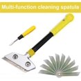 thumbnail image 3 of Hob Scraper With 10 Metal Blades, Heavy Duty Scraper, Universal Scraper,30cm*10cm (with Screwdriver), 3 of 4