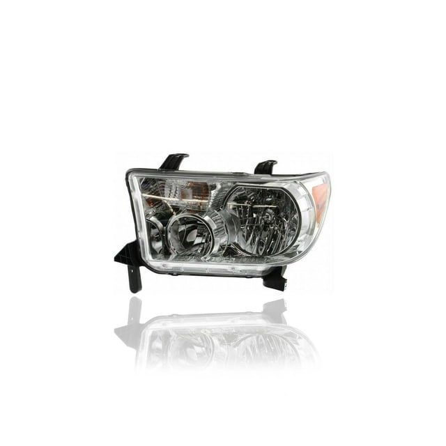 Headlight Assembly - Compatible/Replacement for '07-13 Toyota Tundra Without Level Adjuster, 08-17 Sequoia - Left Hand - Driver - 811500C051 CAPA
