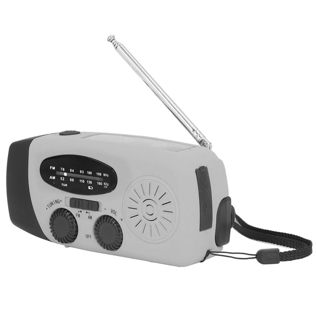 Radio solar, Radio solar con manivela Radio solar para exteriores Radio de emergencia Rendimiento de primer nivel