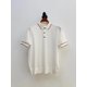 thumbnail image 3 of Camiseta de manga corta ajustada con cuello polo de algodón Tencel cómoda para negocios y ocio de verano para hombre, 3 of 4
