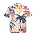 thumbnail image 4 of HANMUN Men's Summer Short Sleeve Button Down Shirts Wrinkle Free Casual collar Shirt，Size S-239XL made in USA, 4 of 4