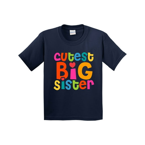 Inktastic Cutest Big Sister Youth T-Shirt