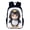 F, variant on Gugugaga Penguin Backpack for Women Men, Waterproof Lightweight School Bag with Cute Penguin Print, Travel Laptop Backpack Daily Use, Christmas Gift