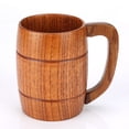 thumbnail image 2 of Taza De Té De Madera Maciza De Primer Grado, Colección De Cerveza Taza De Madera Suave Tazas De Cerveza Artesanales Para El Café Para Té., 2 of 7