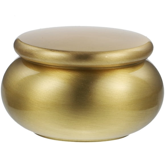 Mini Canister Small Canister Copper Incense Powders Container Sealing Can Cremation Urn