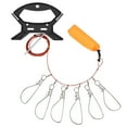 thumbnail image 1 of Haofy Poissons Vivants Flottant Portable Verrou Poisson Vivant Acier Inoxydable Durable pour, 1 of 8