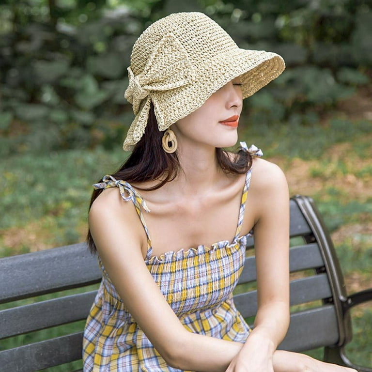 Women's Sun Hats UV Protection Large Wide Brim Hat Women Packable Sun Hat  for Women Straw Hats