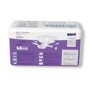 Seni Super Adult Incontinence Brief S Heavy Absorbency Breathable, S-SM25-BS1, Heavy, 75 Ct