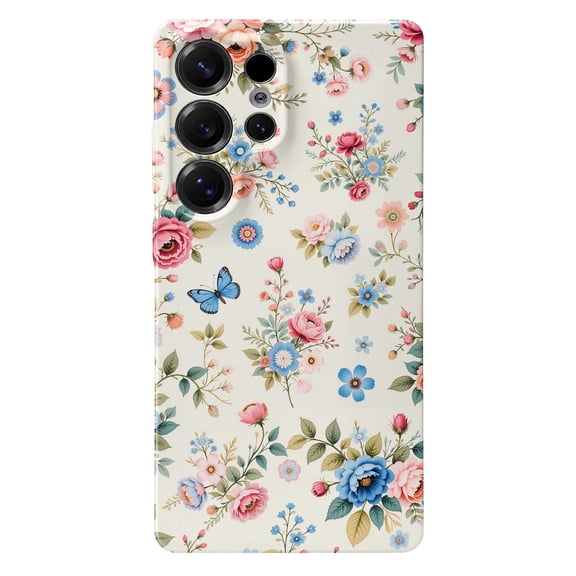 SKLYDDI Cute Aesthetic Rose Case for Galaxy S25 Ultra