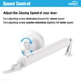 thumbnail image 2 of Wright Products Heavy Duty Pneumatic Screen and Storm Door Closer, White, 2 of 9