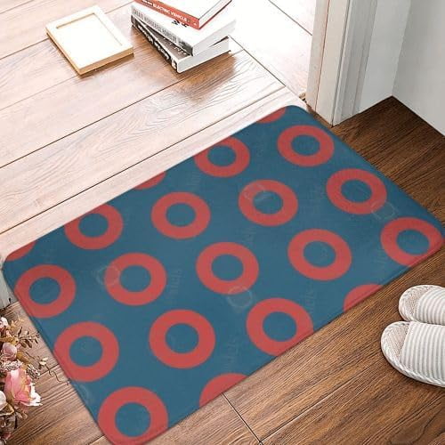 Doormat Indoor Entrance Anti-Slip Doormat Living Room Mat Phish Jon Fishman Donuts Floor Carpet Welcome Rug Bedroomative Welcome Mats Housewarming Decoration Entrance Rugs for Porch Home 24x16 Inch