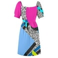 thumbnail image 6 of 80s Geometric Design Pattern Sleeveless for girls Wom's dress, 6 of 6