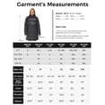thumbnail image 4 of WenVen Women's Puffer Coat Waterproof Winter Jacket Insulated Warm Hooded Parka Charcoal XL, 4 of 11