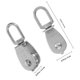 thumbnail image 2 of unbranded 4Ud Polea Individual De Acero Para Con Gancho Giratorio Y Estructura Segura, 2 of 6
