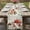 Red Green, variant on Table Runner 48 Inches Long for Kitchen Dining, Red Mushrooms Dresser Scarf Farmhouse, Dining Table Decorations for Wedding/Parties, Eucalyptus Leaves Summer Botanical Rustic 13 x 48 In