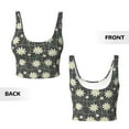 thumbnail image 4 of Yiaed Daisies Flowers Print Ladies Waistcoat Women Sports Vest Vest Sports Women Sports Top Yoga Vest for women-XX-Large, 4 of 8