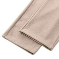 thumbnail image 6 of Gpaecead Girls Wide Leg Sweatpants Solid Color Pockets Teen Girls Baggy High Waist Plush And Comfortable Trousers 4-14 Years Khaki, 6 of 7