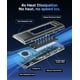 thumbnail image 4 of Carcasa SSD NVMe ORICO de 40 Gbps con ventilador de refrigeración de 4 TB, 4 of 8