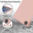 thumbnail image 3 of JETech Case for iPad Pro 11 Inch (2022/2021/2020 Model) with Pencil Holder, Support 2nd Pencil Charging, Slim Tablet Cover with Soft TPU Back, Auto Wake/Sleep (Rose Gold), 3 of 7