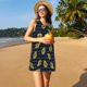 thumbnail image 3 of Fotbe Avocado Vestido de Verano sin Mangas para Mujer – Vestido Midi Línea A, Estilo Camiseta Floral, Vestido Playero Casual y Fluido, 3 of 7