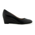 thumbnail image 2 of Aerosoles Iris Women's Leather Dress Pumps Color: Navy Size: 9.5, 2 of 4