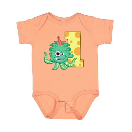 

Inktastic Monster 1st Birthday Boys or Girls Baby Bodysuit