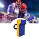 thumbnail image 1 of Escudo de tackle de fútbol con cuña, almohadilla de bloqueo deportivo, regalo, almohadilla de bloqueo de fútbol, escudo con cuña para deportes de Adultos Azul Amarillo, 1 of 10