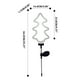thumbnail image 3 of Fiudx Ofertas flash Artículos en oferta Luces solares Luces solares al aire libre Jardín para árbol de Navidad Luz artificial Luces de árbol de Navidad estancas Estaca decorativa para jardín de patio, 3 of 7