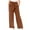 Brown, variant on Babysbule Women's Casual Full-Length Loose Pants Solid High Waist Trousers Long Straight Wide Leg Pants