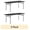Black, variant on Mainstays 6 ft Rectangle Centerfold Folding Table, Black