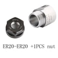 thumbnail image 1 of For Motor Rotor Er Collet Chuck Spindle Attachment With Threaded Adapter, 1 of 6