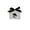 Black, variant on Graduation Gift Bag with Black Foil & Black Ribbon, Paper Party Favor Bag for Graduation Celebrations(White)