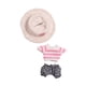 thumbnail image 4 of Ropa para muñecas Baoblaze 6 pulgadas traje con sombrero negro, 4 of 8