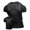 T-Shirt Black On Black, variant on GYMISH Gym Junkie Workout T-Shirt for Men – Back Design Gym Shirt, Funny Workout Tee, Warm Grey, Small