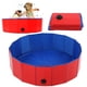 thumbnail image 5 of Piscina para perros Piscinas de baño plegables para mascotas Baño para mascotas Bañera para perros Gatos AnimalesRojo M, 5 of 5