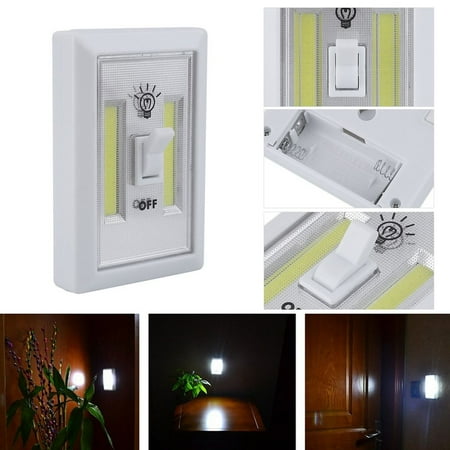 12pcs Battery Operated Cob Led Magnetic Base Sticky Light Switch 12pcs Battery Operated Cob Led Magnetic Base Sticky Light Switch Wall Mounted Wireless Ultra Bright Cordless